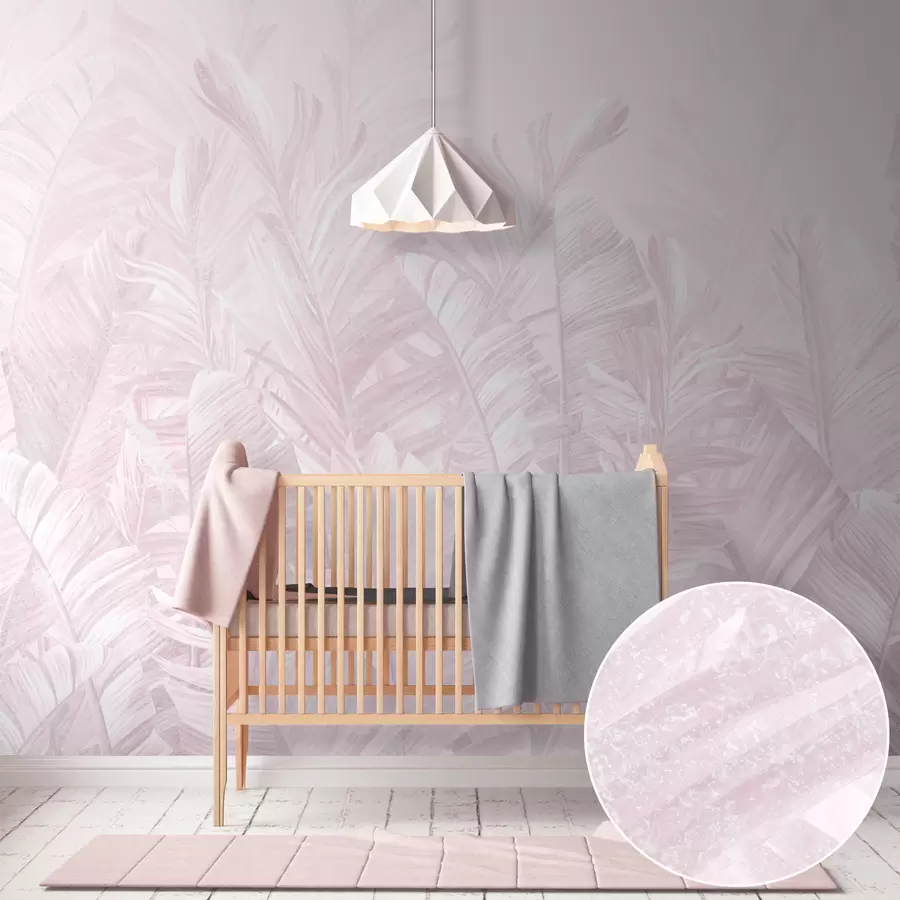 Fototapeedid Trendikad troopilised roosad lehed u98951v1