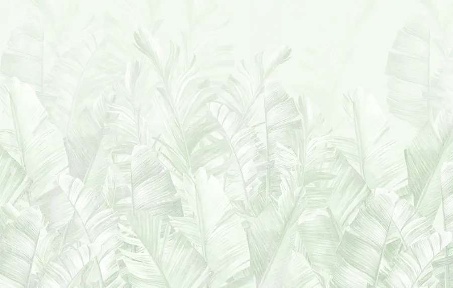 Fototapeedid Trendikad lehed troopilistes rohelistes toonides u98951v4