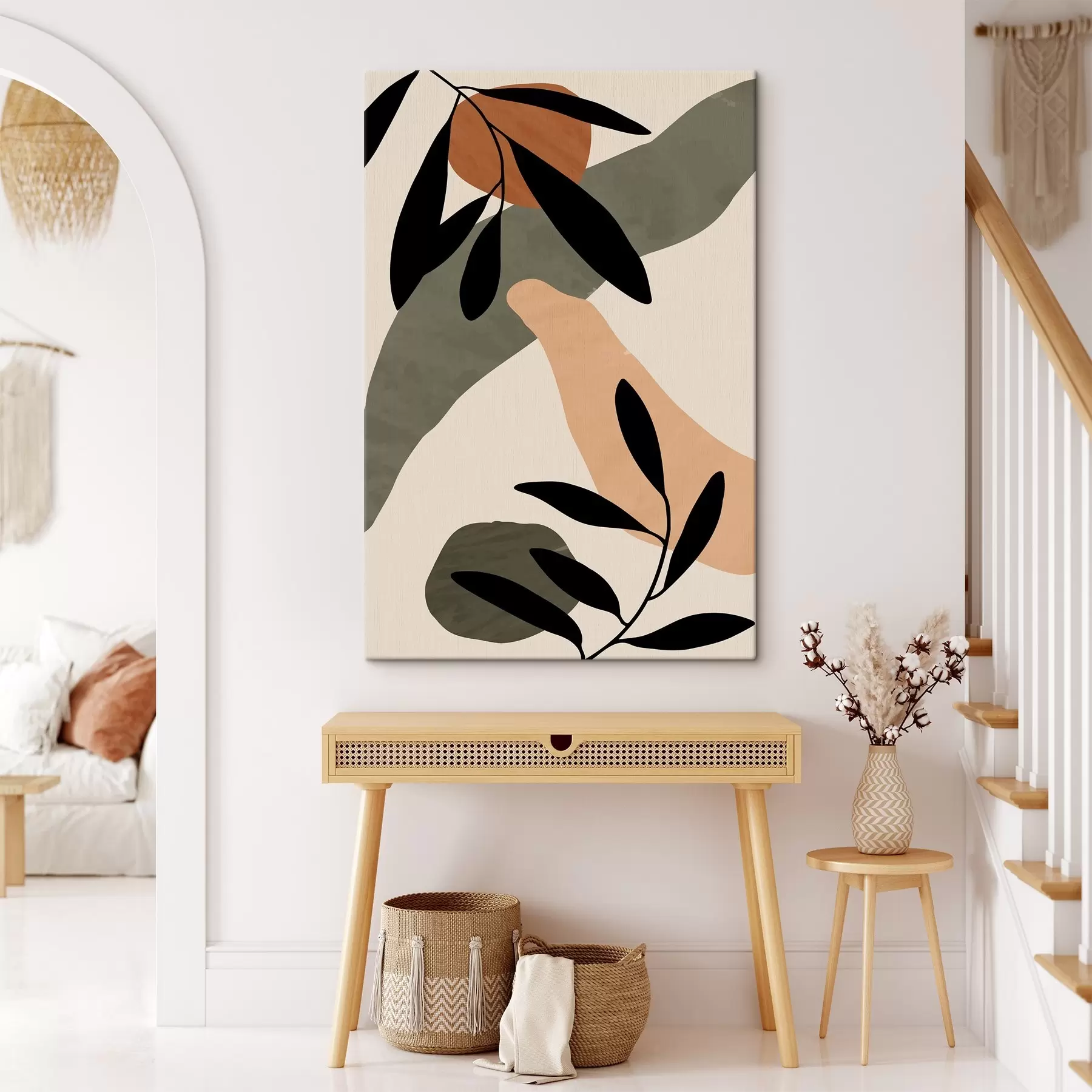 Fototapeedid Loodusest inspireeritud abstraktsed disainielemendid s36480