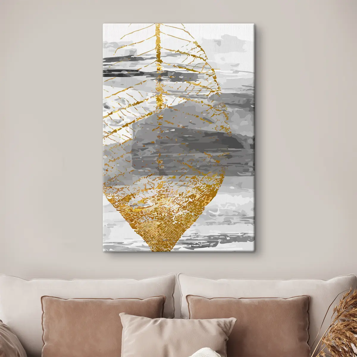 Pilt Kunstiline lehekujundus neutraalsetes toonides s36483