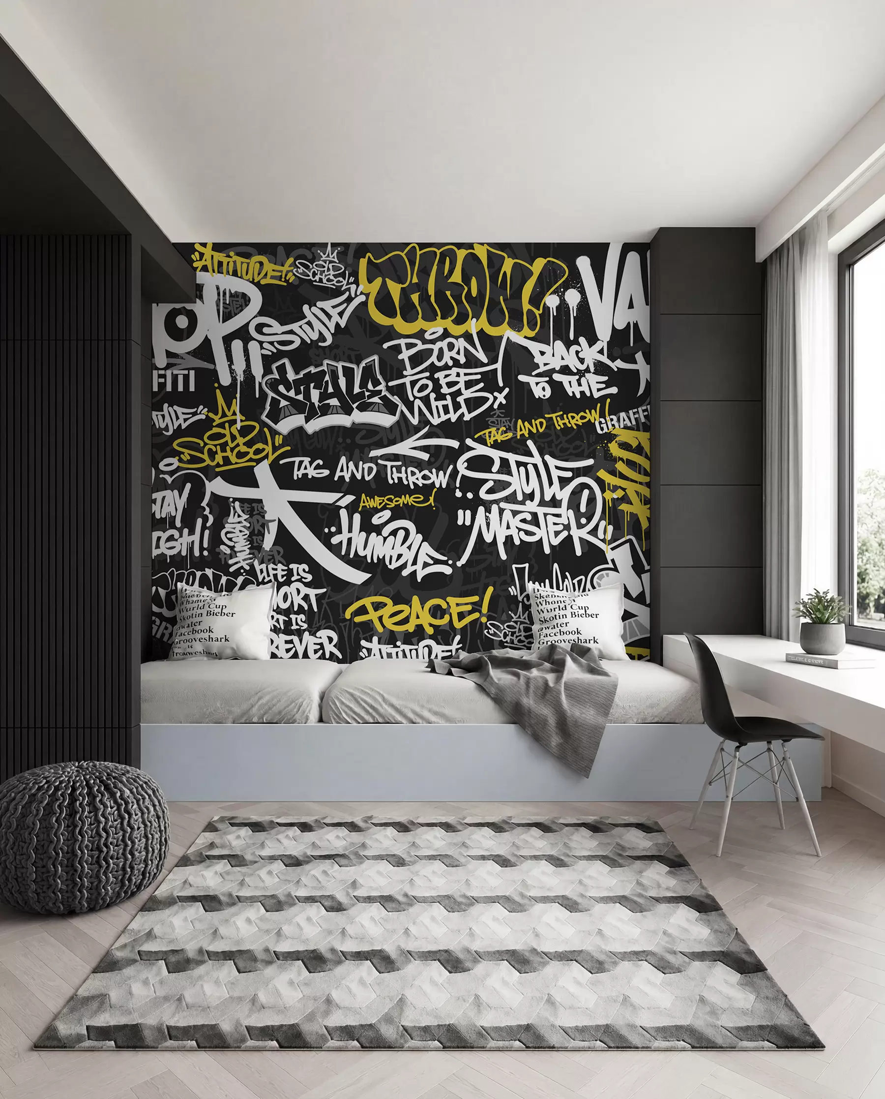 Fototapeedid Linnagrafiti rütm u98895