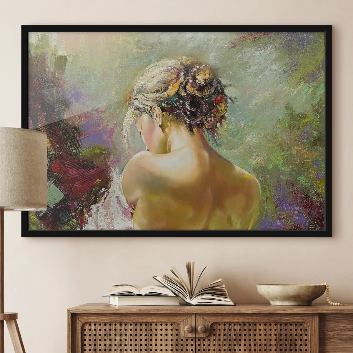 Plakat Pehmetes värvides peegeldav ilu f27105