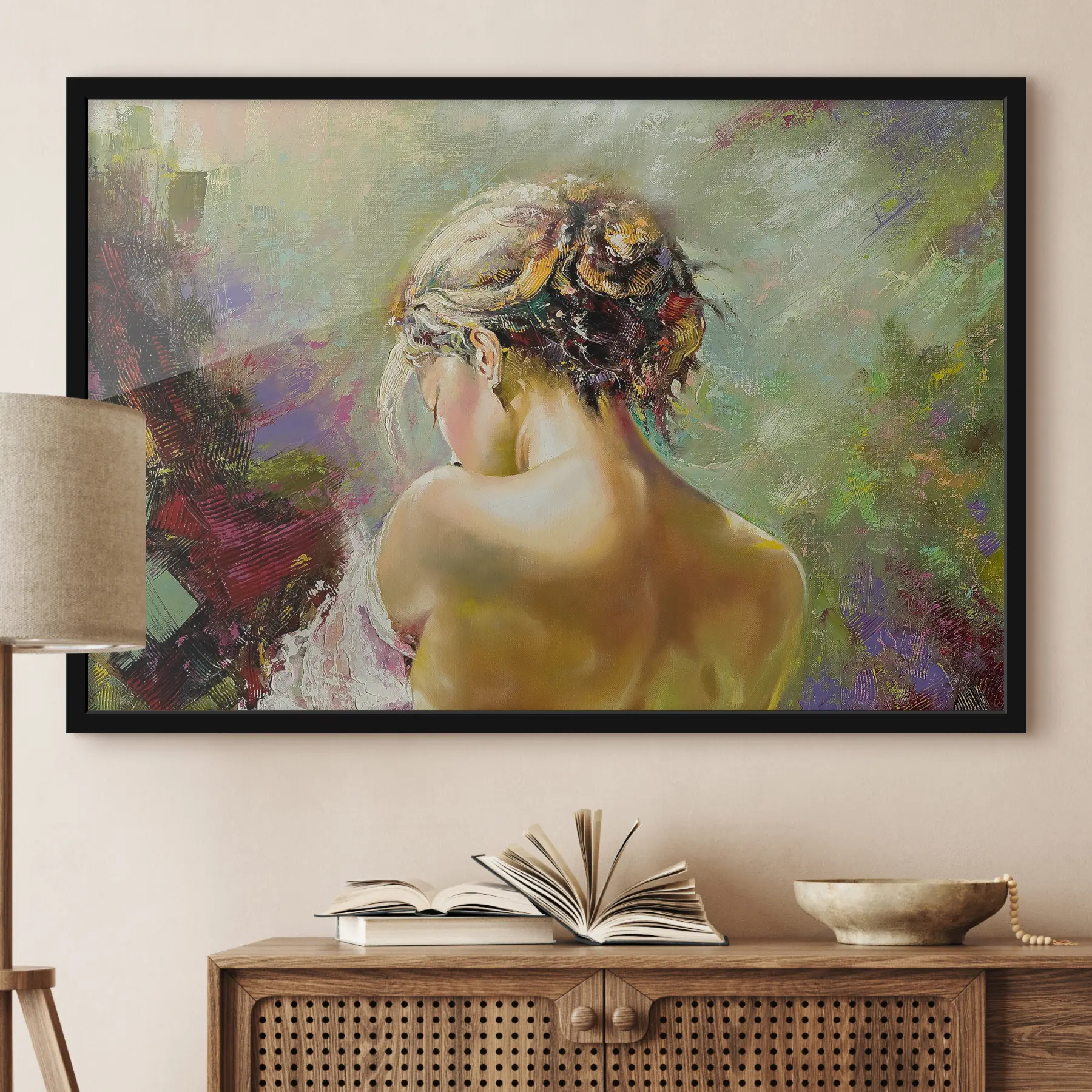 Fototapeedid Pehmetes värvides peegeldav ilu f27105