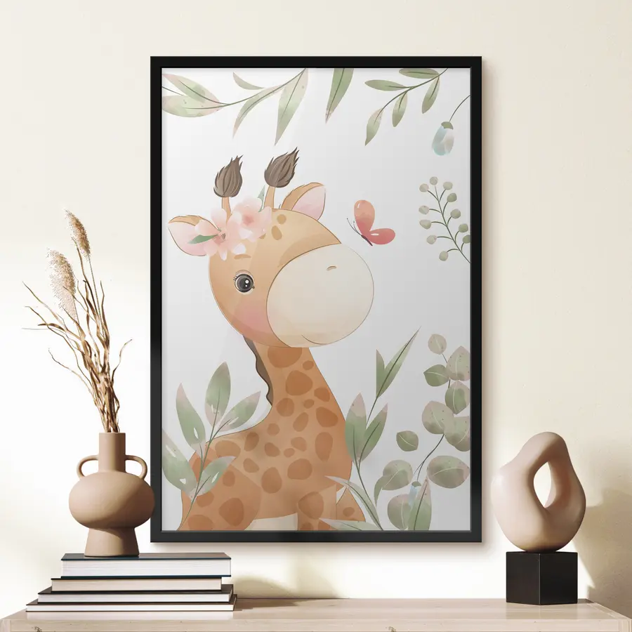 Fototapeedid Armas kaelkirjak lilleaktsentidega f31833