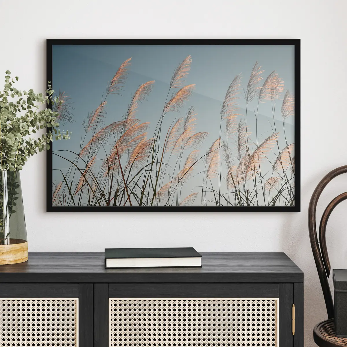 Plakat Õrn tuul kõrges rohus f33593