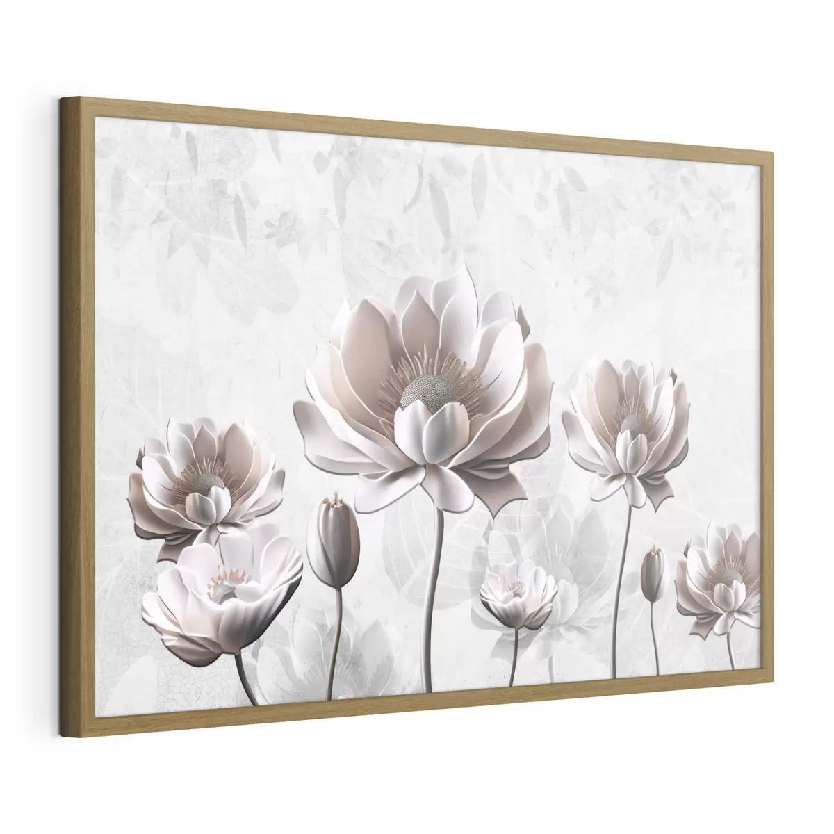 Plakat Elegantsed õied rahulikul taustal f35736
