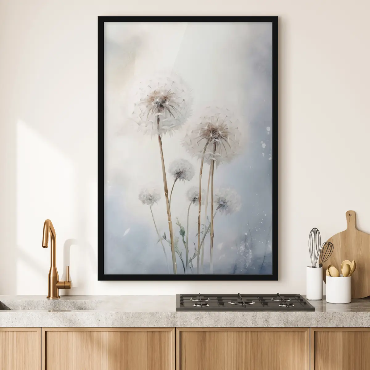 Plakat Õrnad võililled tantsivad tuules f35907