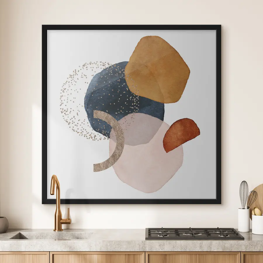 Fototapeedid Abstraktsed kujundid soojades värvides f35955