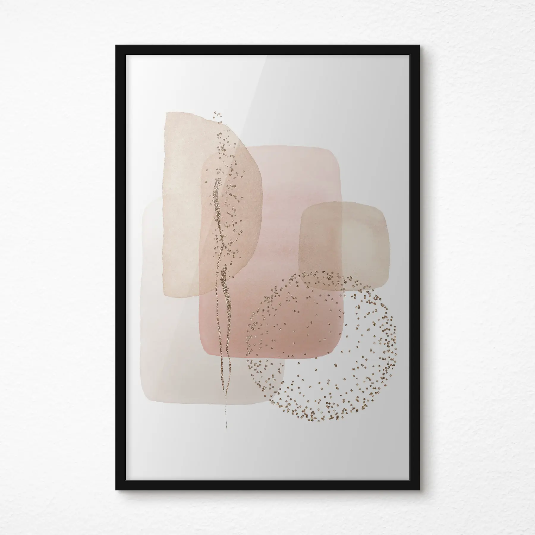 Fototapeedid Abstraktsed värvid ja kujundid sulanduvad harmooniliselt f35959