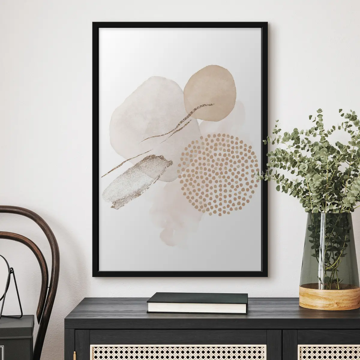 Plakat Elegantsed vormid pehmetes toonides f35990