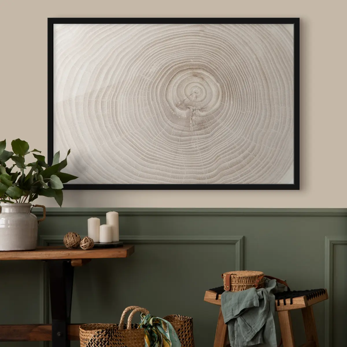 Plakat Looduslik puidu tekstuurimuster f36005