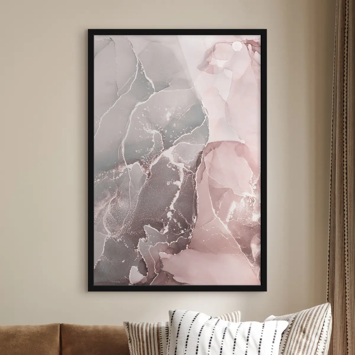 Plakat Pehmete värvidega abstraktne vedel kunst f36211