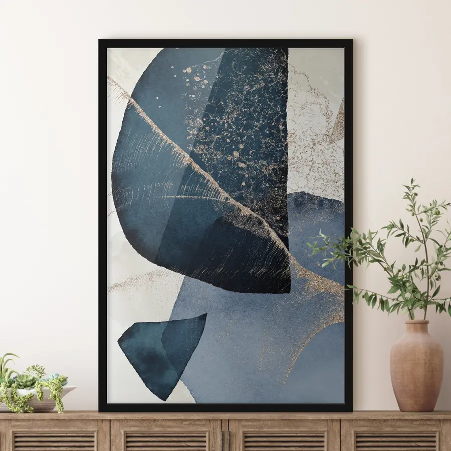 Fototapeedid Abstraktsed kujundid rahustavates värvides f36151