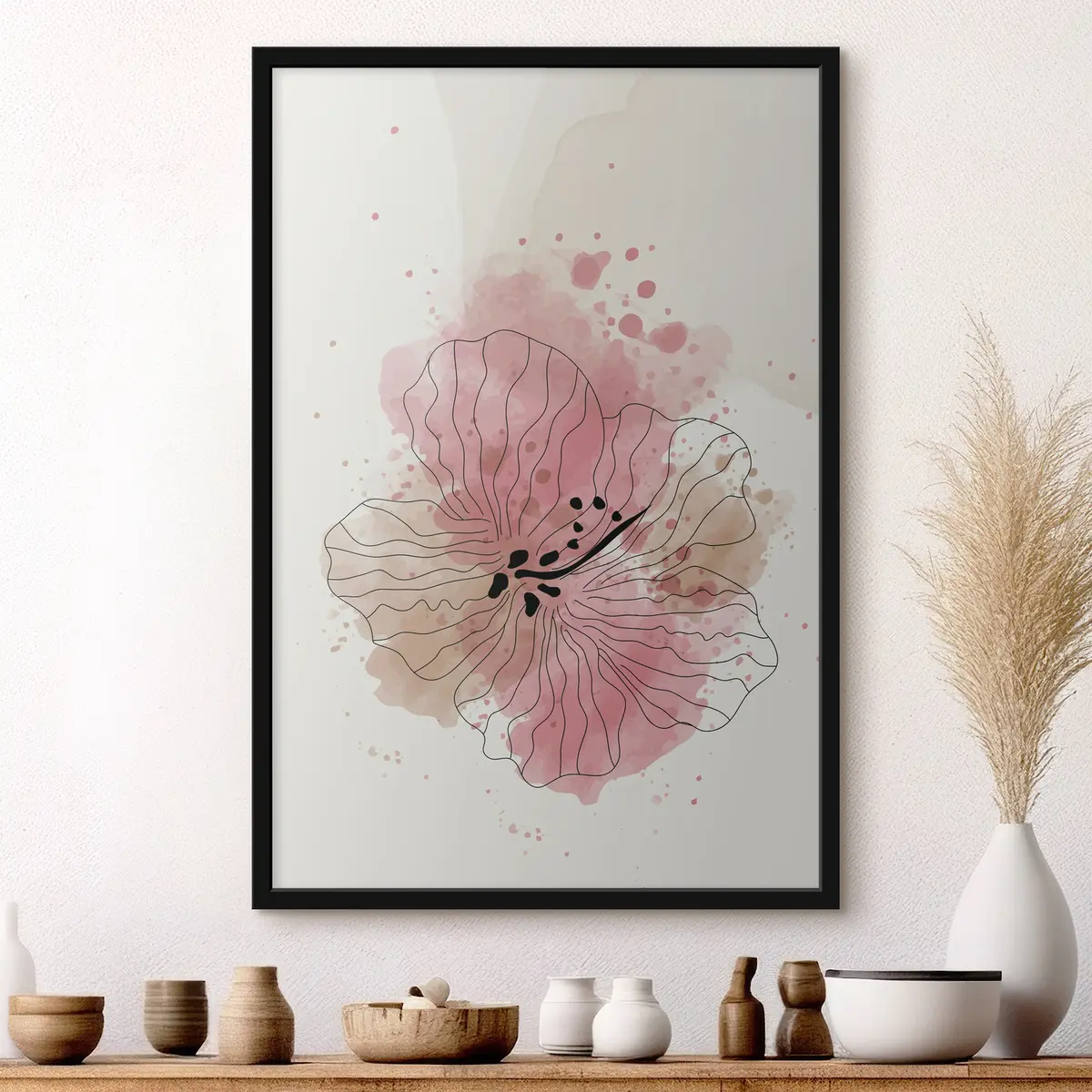 Plakat Õrn õis pehme taustal f36136