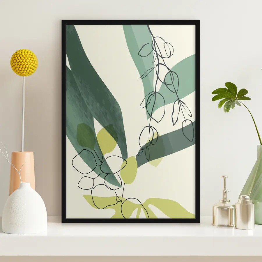 Fototapeedid Botaaniline elegants pehmetes toonides f36135