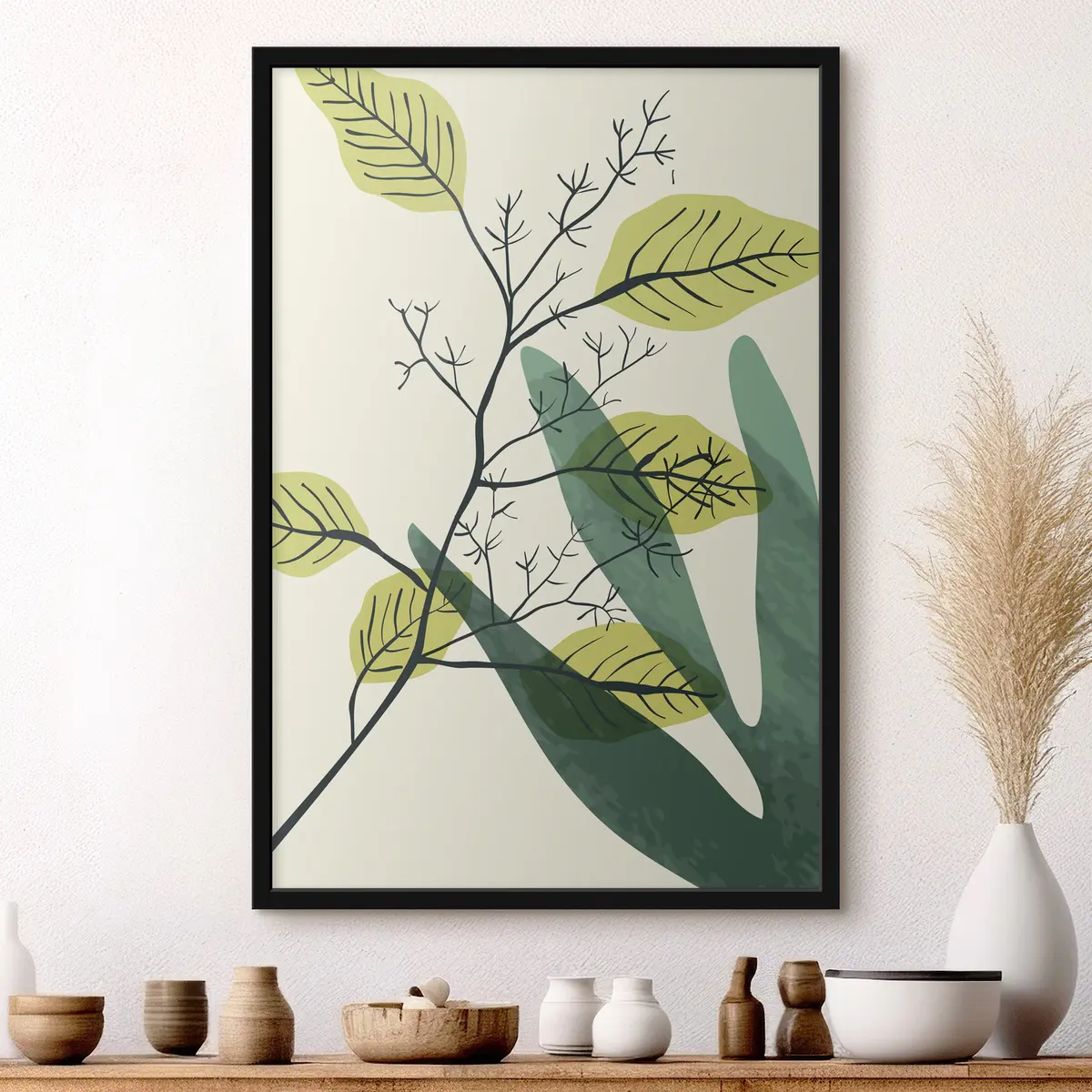 Plakat Botaaniline ilu pehmetes toonides f36134