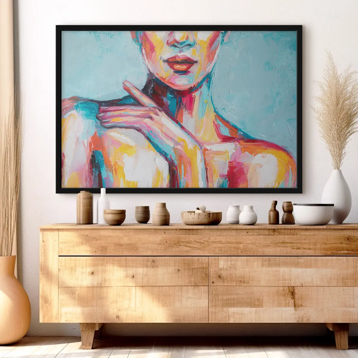 Plakat Elevilised värvid abstraktses kujutamises f36033