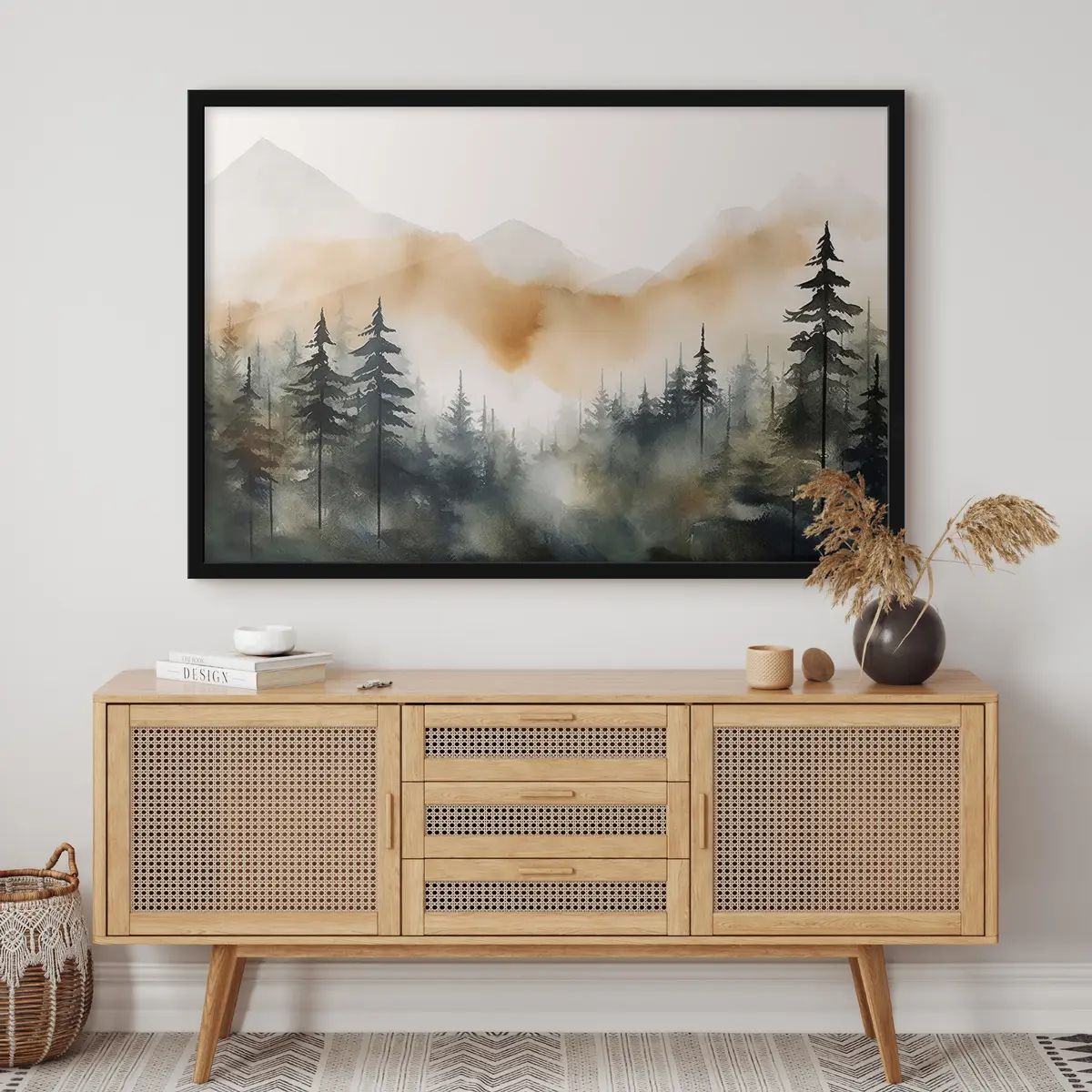 Plakat Udune mägimets päikesetõusul f36008