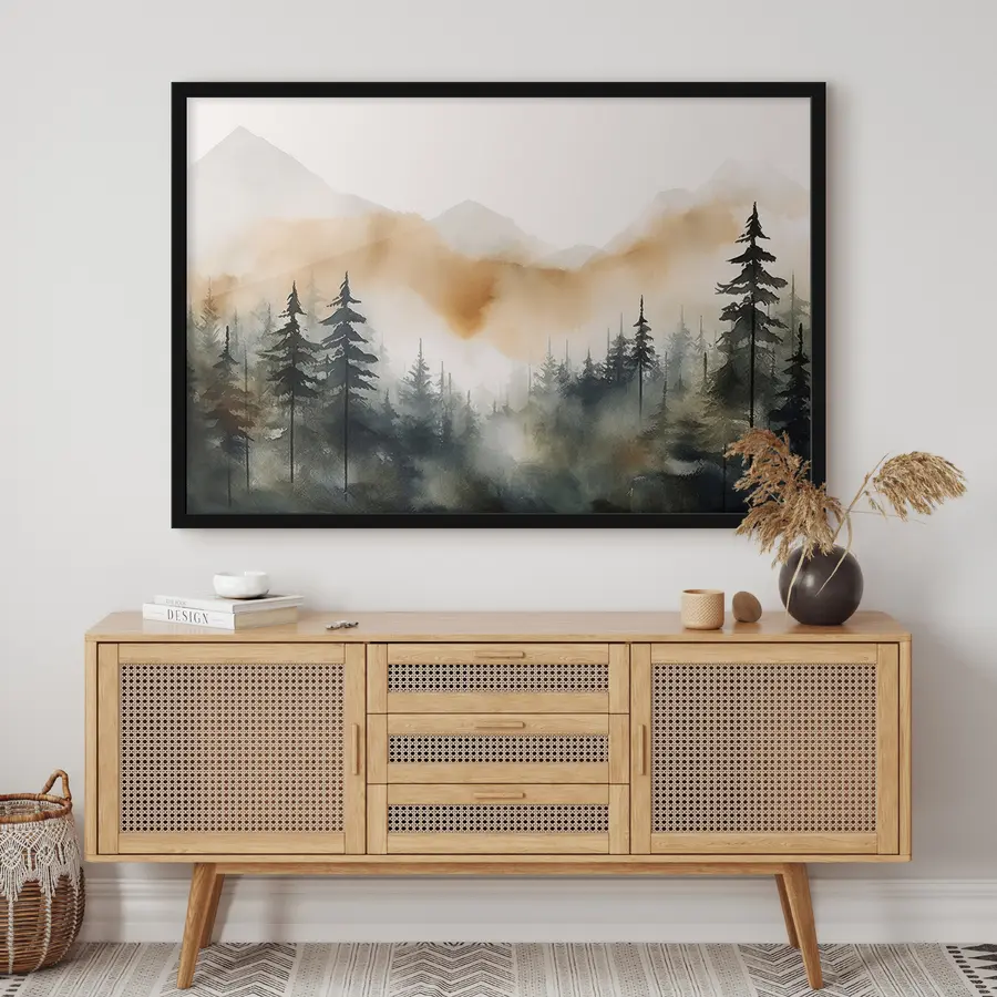 Fototapeedid Udune mägimets päikesetõusul f36008