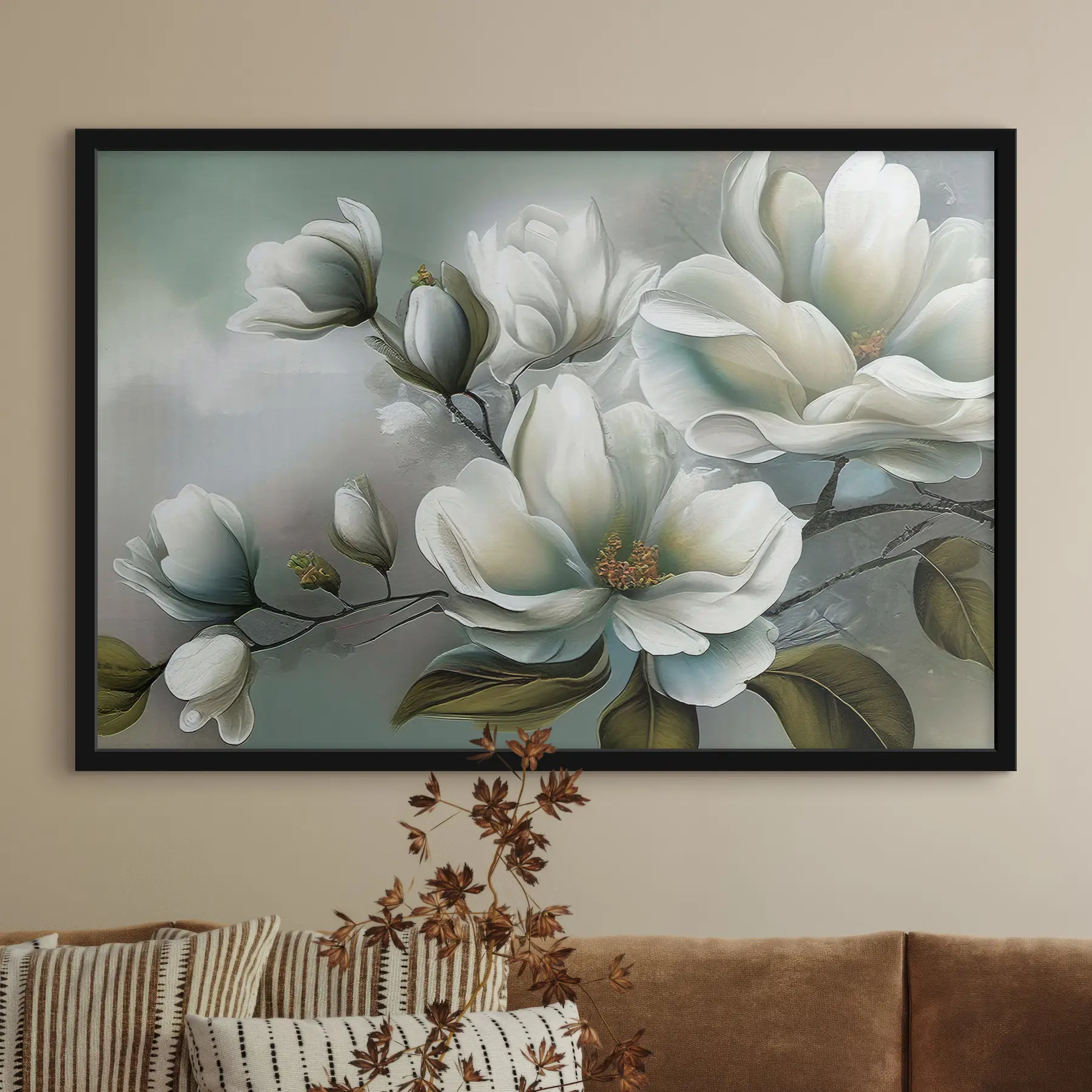 Fototapeedid Õrnad õied pehmetes toonides f35494