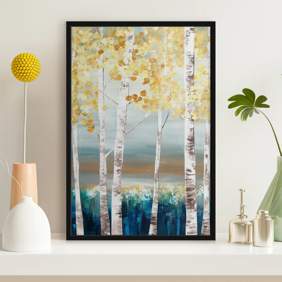 Fototapeedid Sügisvärvid rahulikus looduses f34602