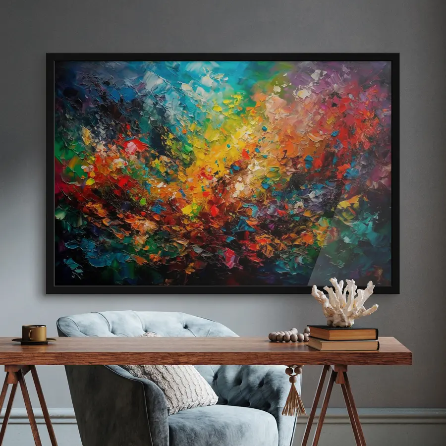 Fototapeedid Eredad värvid abstraktses harmoonias f34451