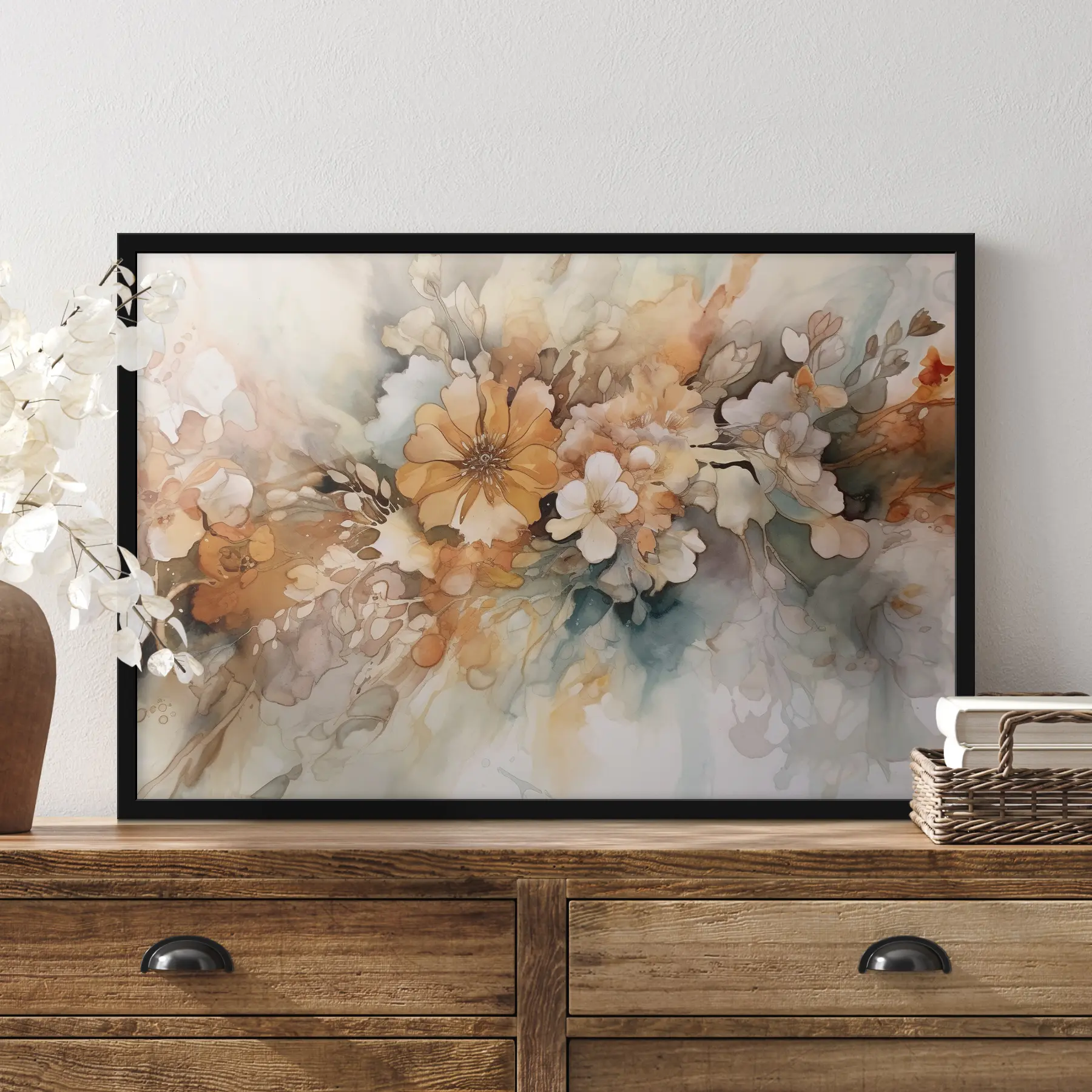 Fototapeedid Õitsvate lillede pehmed toonid f34202