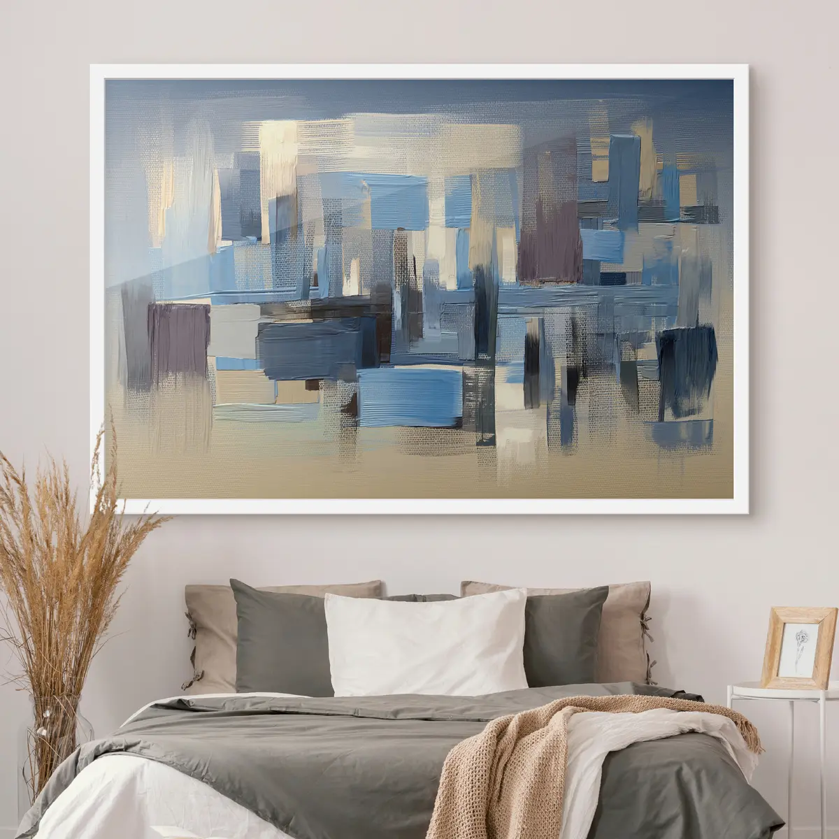 Plakat Abstraktne harmoonia jahedates toonides f34186