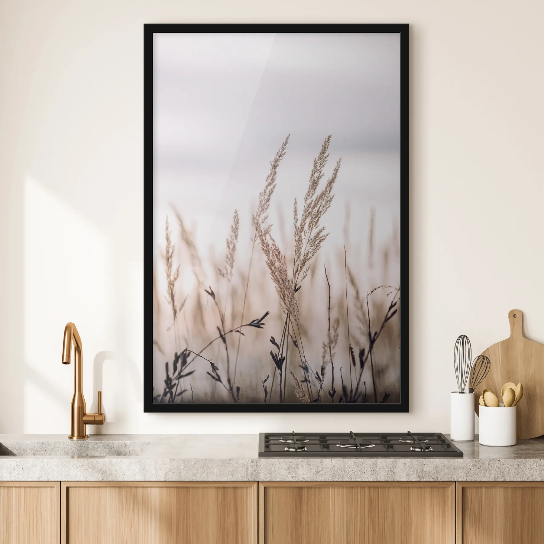 Pilt Tuules õõtsuvad pehmed rohttaimed f33070