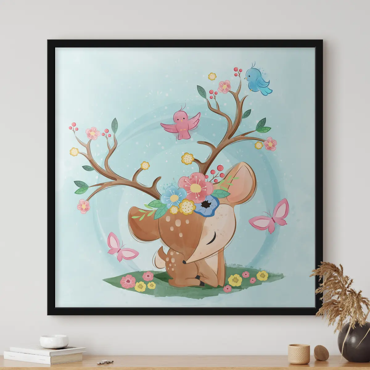 Plakat Värvikas maailm täis veidraid olendeid f32795