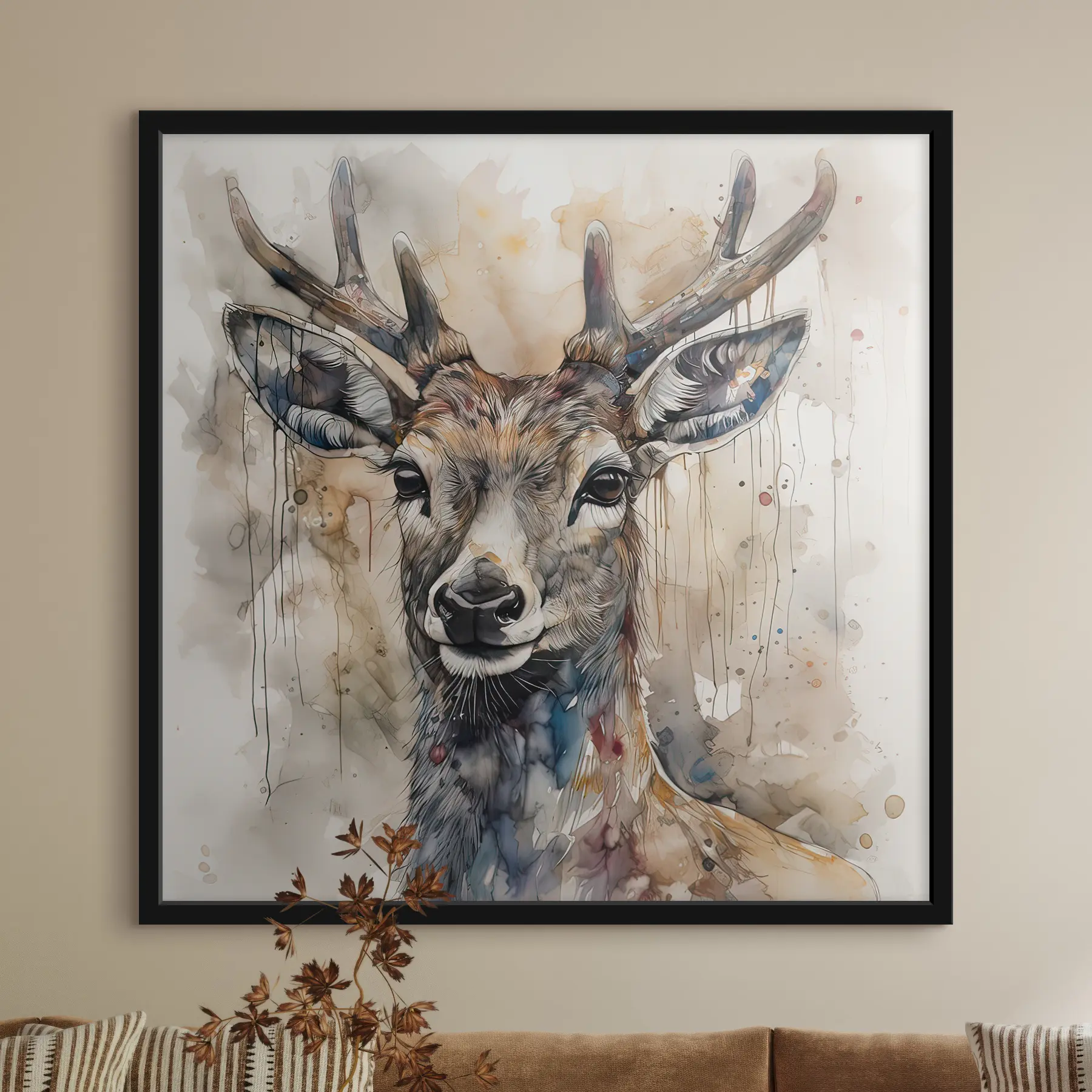 Fototapeedid Hirved akvarellstiilis f32300