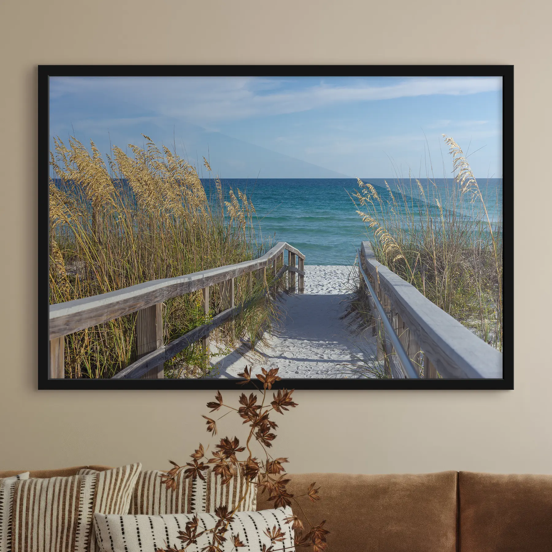 Fototapeedid Tee rahuliku ookeanivaate juurde f08222