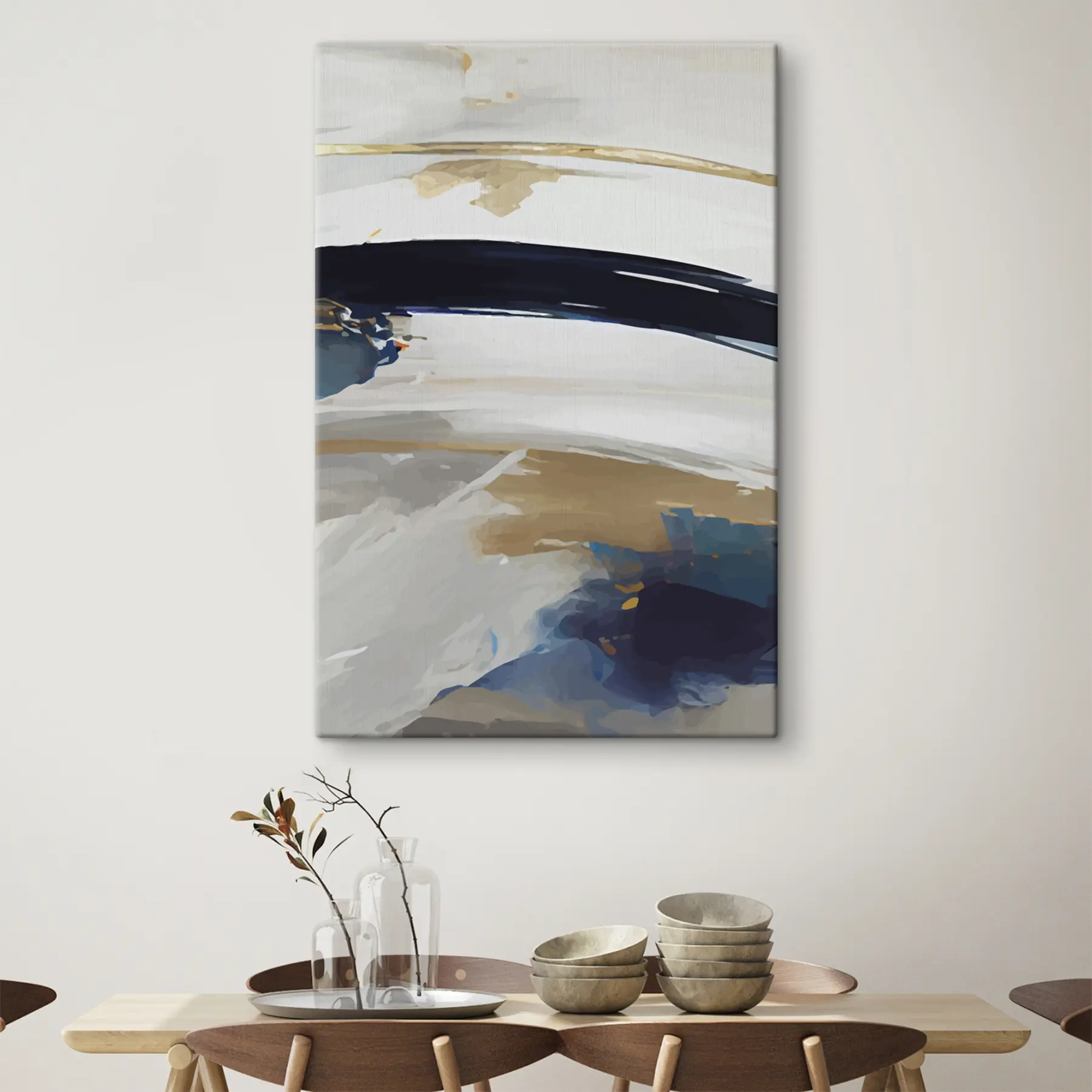 Fototapeedid Abstraktsed lained pehmetes värvides s36620