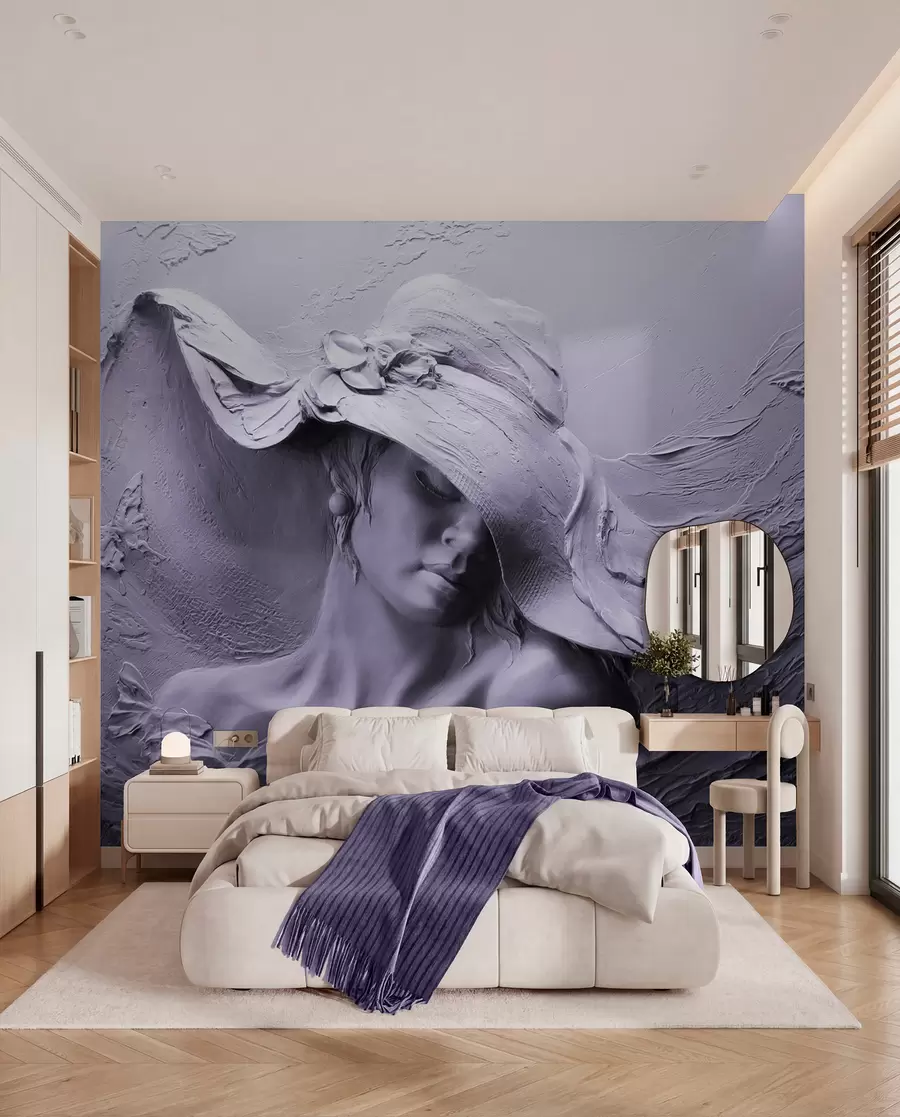 Fototapeedid Naine mütsiga 3D u62592v3
