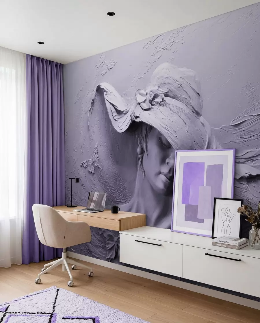 Fototapeedid Naine mütsiga 3D u62592v3