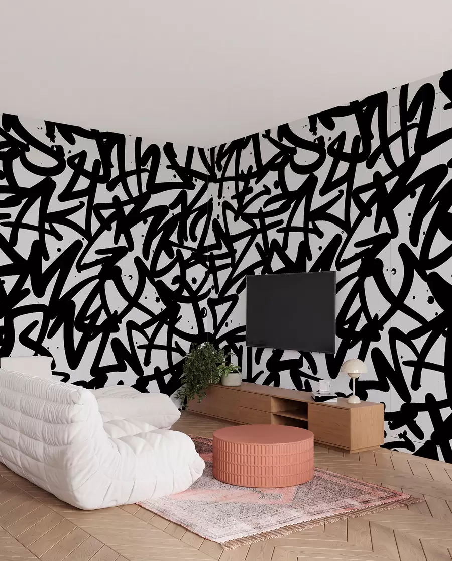 Fototapeedid Graffiti emotsioonid: Black u99087v3