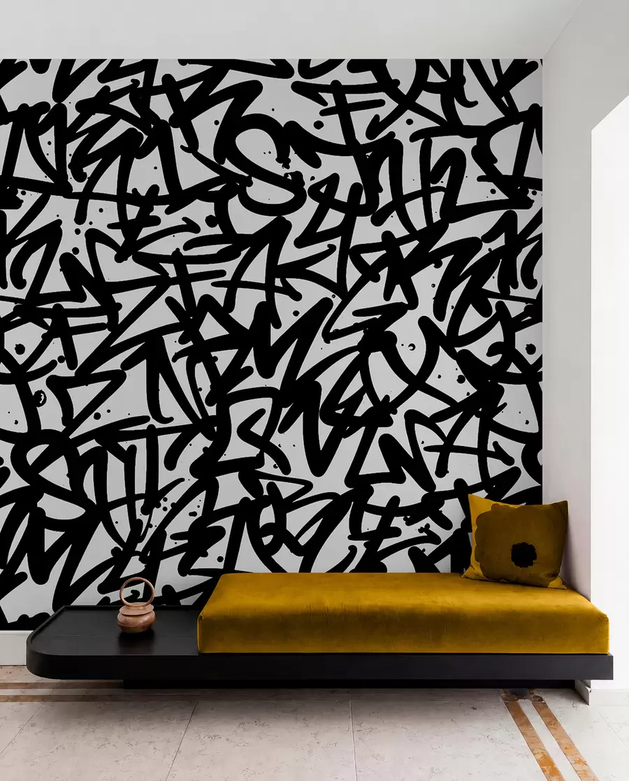 Fototapeedid Graffiti emotsioonid: Black u99087v3