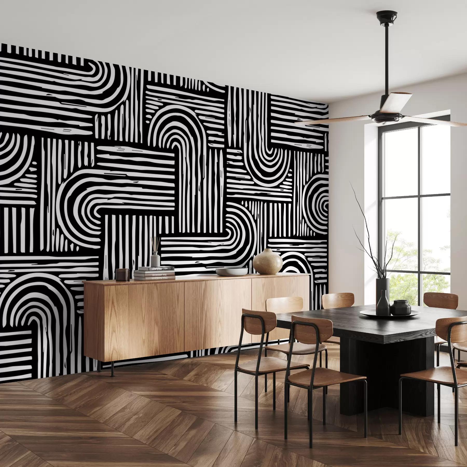 Fototapeedid Lõputute radade mustrid u99089v4