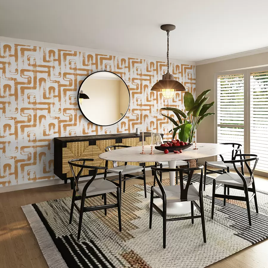 Fototapeedid Line Magic: oranž u99091v2