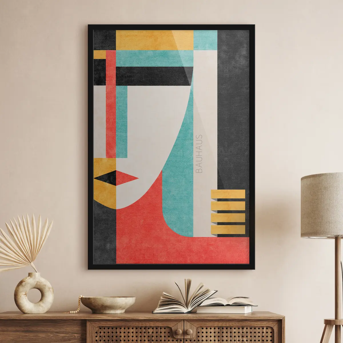 Plakat Julgete kujunditega erksates värvides f01793