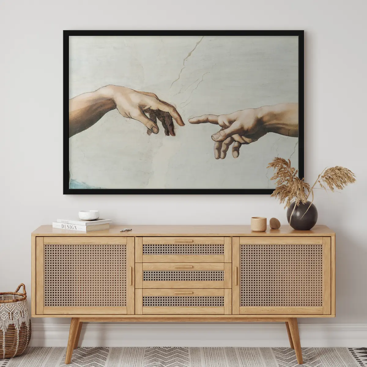 Plakat Jumalik ühendus sõrmeotste kaudu f11909