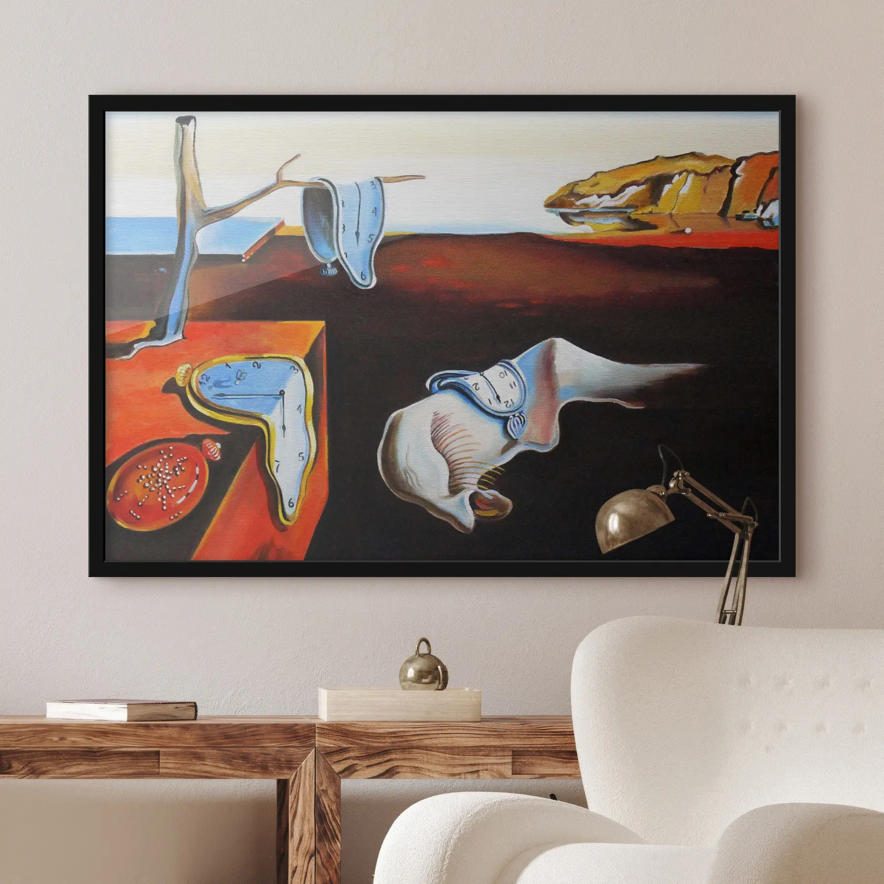 Pilt Sürrealistlik maastik sulavatest ajaplokkidest f16070