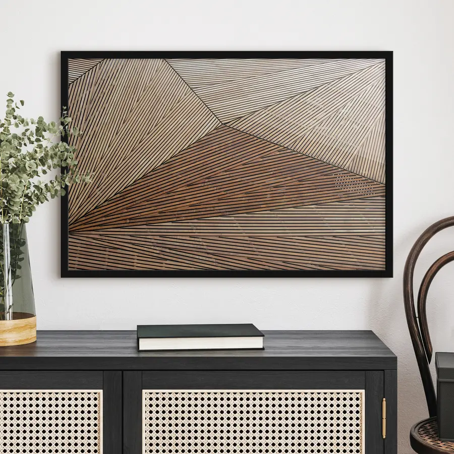 Fototapeedid Geomeetrilised mustrid looduslikes materjalides f32750