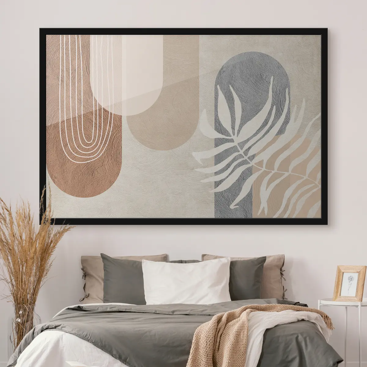 Plakat Abstraktsed kujundid mahedates toonides f35796