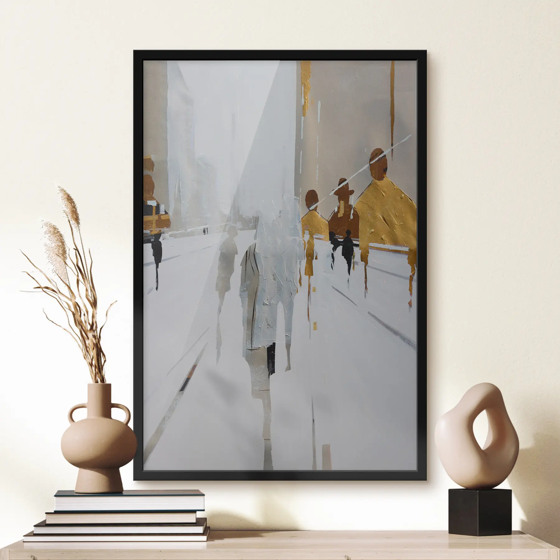 Fototapeedid Linnakujundid vaikselt maastikul f05079