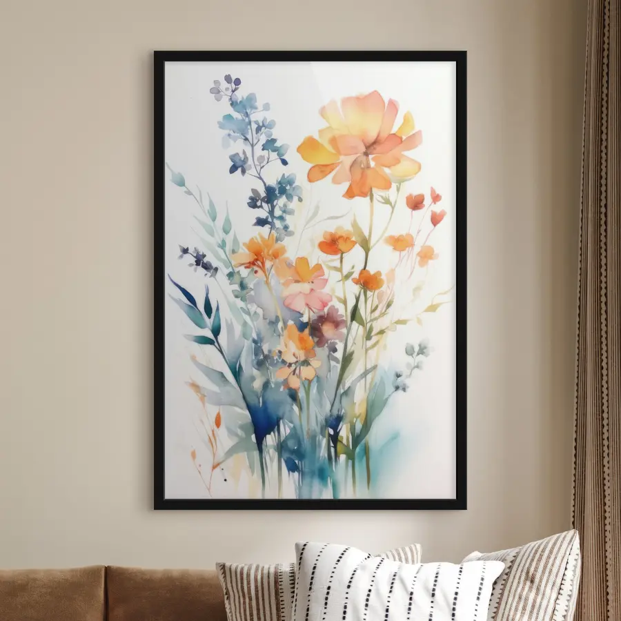 Fototapeedid Värvikad õied õrnas toonides f33645