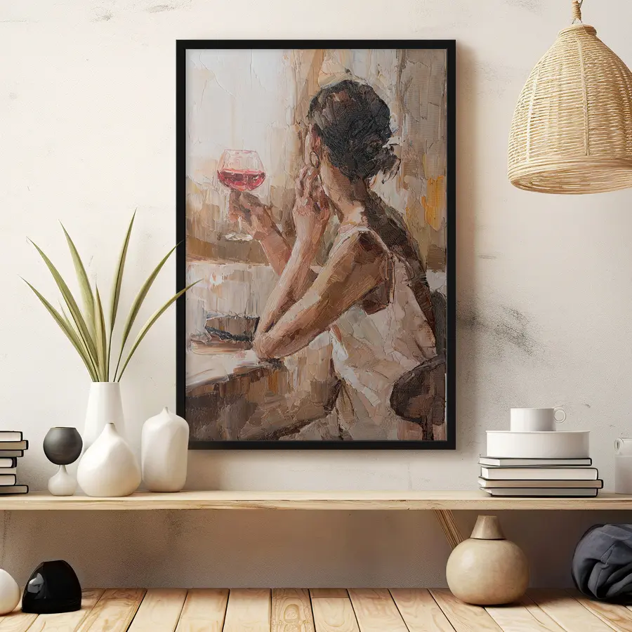 Fototapeedid Elust mõtisklemine joogiga käes f34590