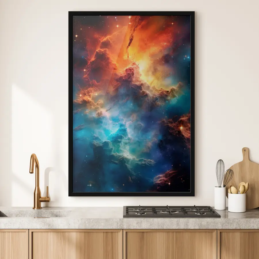 Pilt Elevilised taevased lained kosmilist värvi f35365