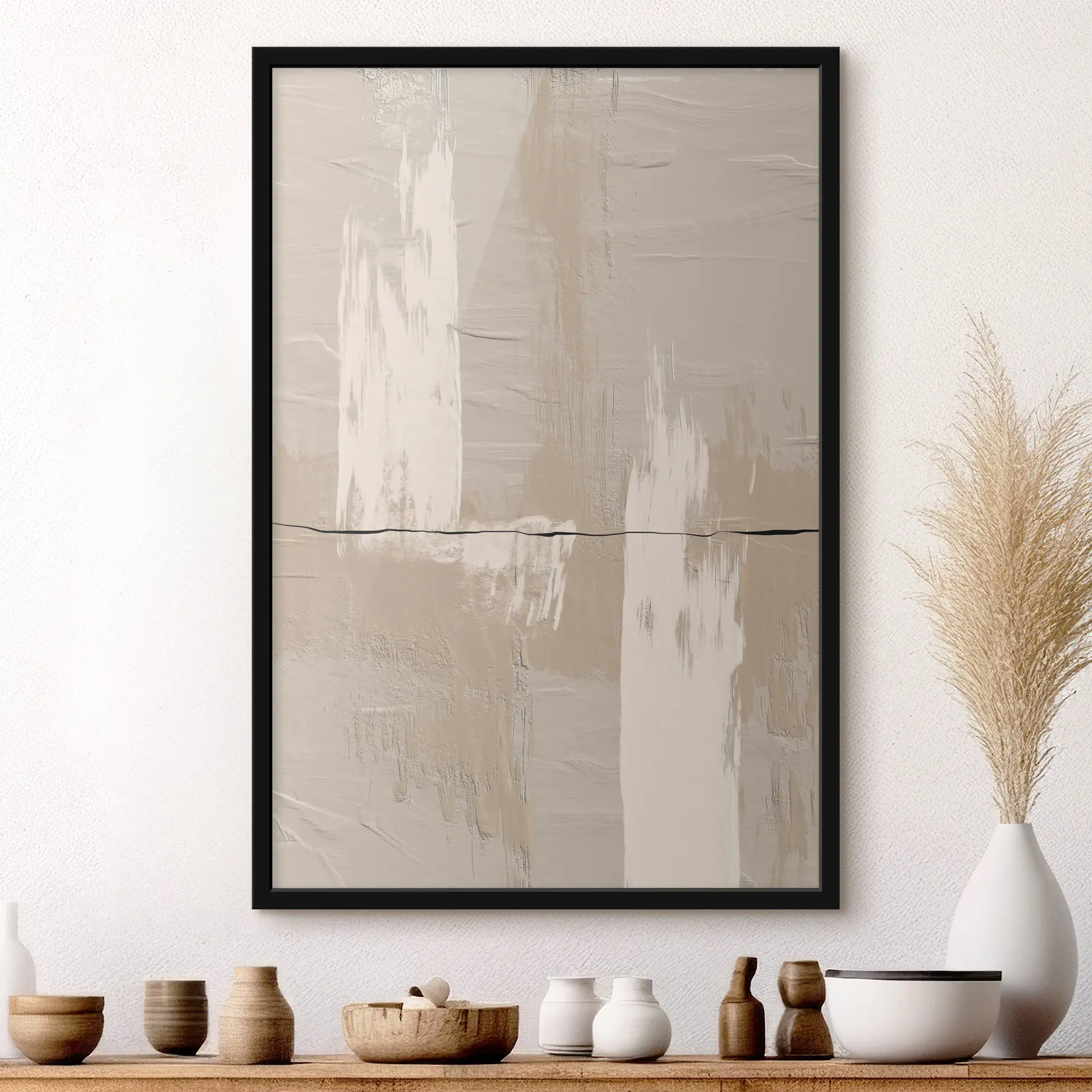 Fototapeedid Neutraalsed toonid ja pehmed tekstuurid sulanduvad f36304