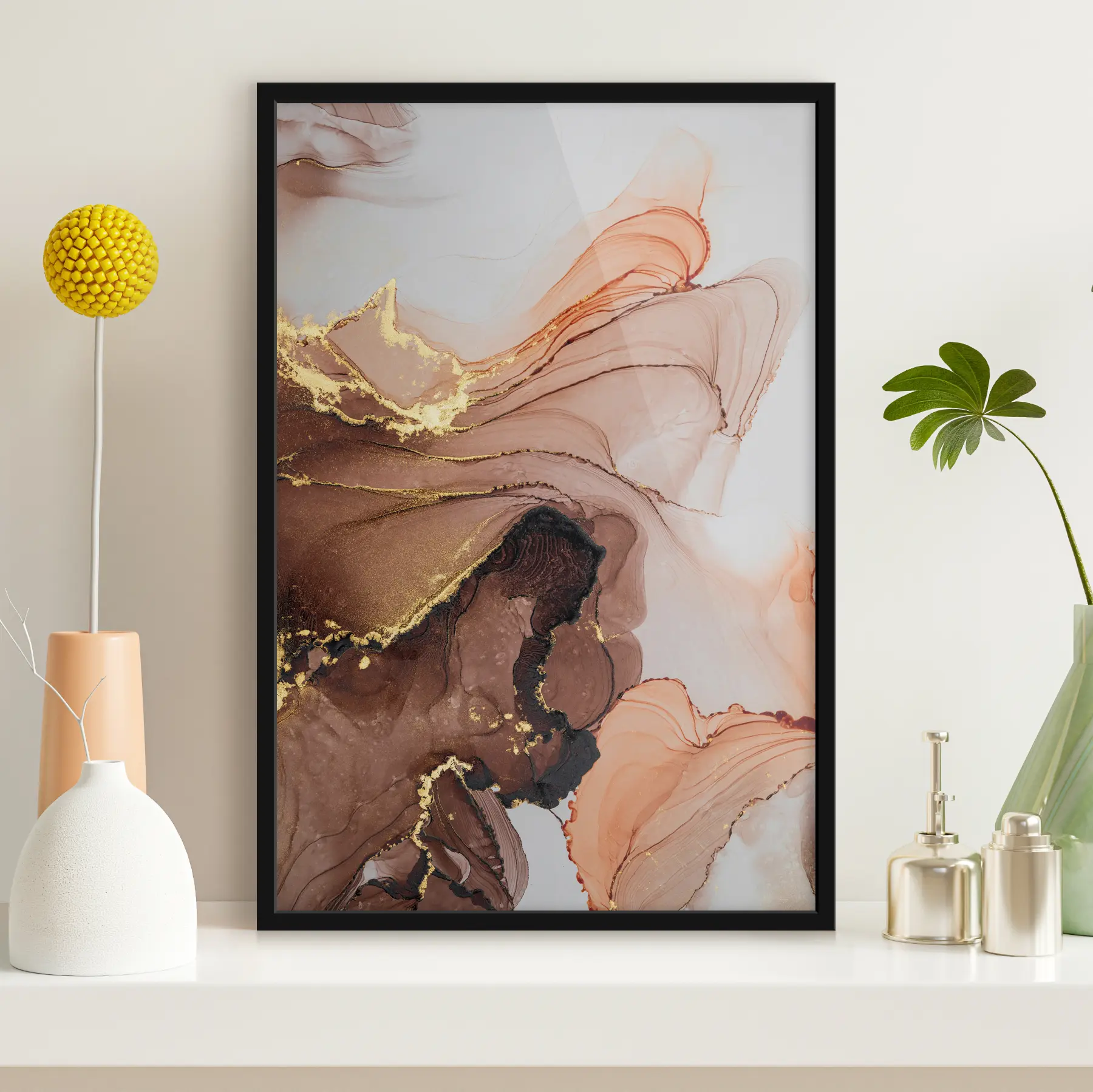 Fototapeedid Abstraktsed lained pehmetes maatoonides f36514